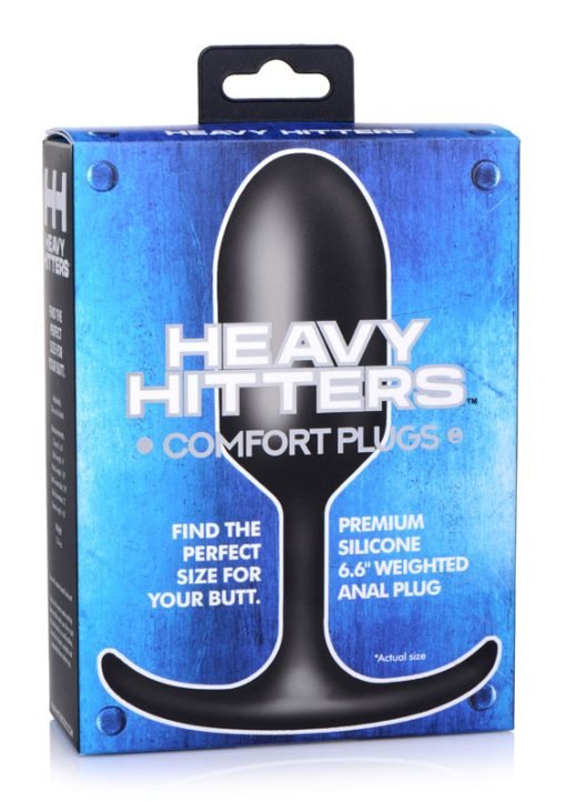 Premium Silicone Weighted Anal Plug - XL - Image 9