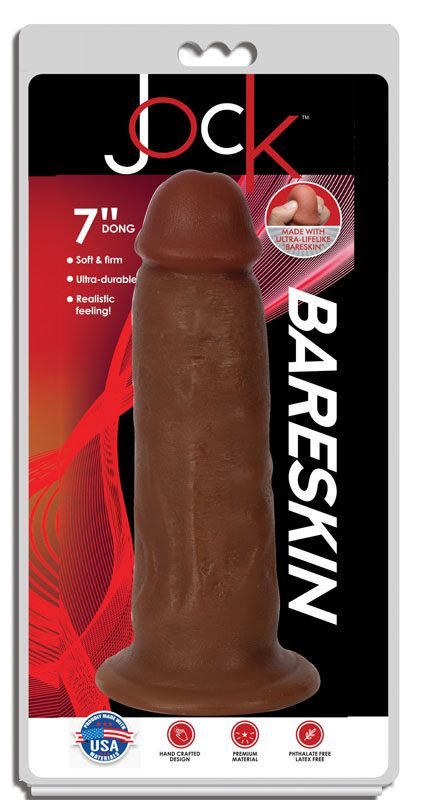Jock Dark Bareskin Dildo - 7 Inch - Image 4