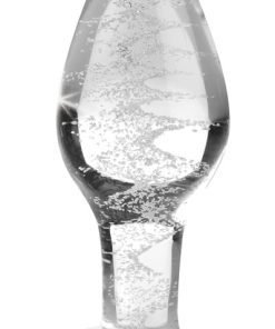 Glow-In-The-Dark Glass Anal Plug - Large - Image 3