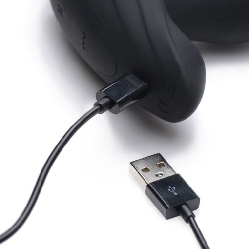 Vibrating and Thrusting Remote Control Silicone Anal Plug - Image 6