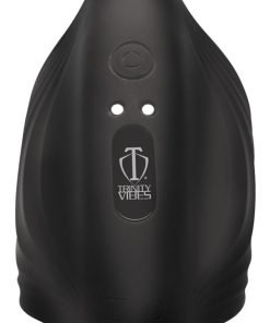 10X Pleasure Stroke Vibrating Silicone Penis Sleeve - Image 5