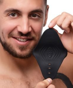 10X Pleasure Stroke Vibrating Silicone Penis Sleeve - Image 3