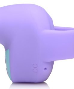 12X Mini Silicone Clit Stimulator - Purple - Image 5
