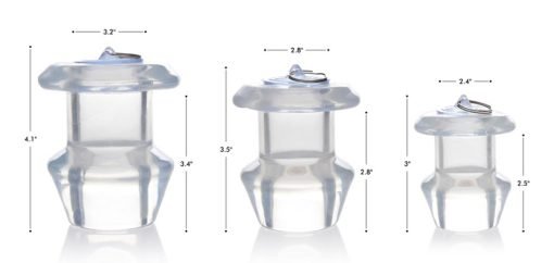 Ass Bung Clear Hollow Anal Dilator with Plug - XL - Image 10