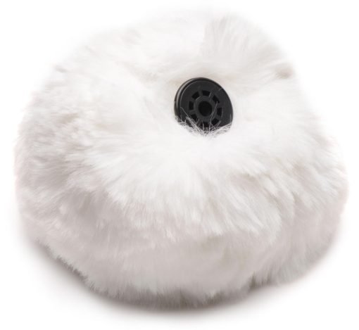 Small Vibrating Anal Plug with Interchangeable Bunny Tail - White - Image 6