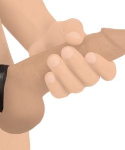 Leather and Velcro Cock Ring