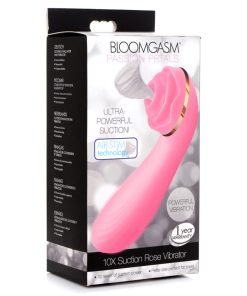 Passion Petals 10X Silicone Suction Rose Vibrator - Pink - Image 7