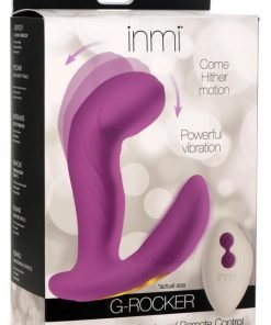 G-Rocker 10X Come Hither Silicone Vibrator with Remote Control - Image 6