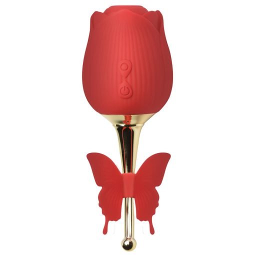 Bloomgasm Flutter Rose Clit Sucking Stimulator with Butterfly Teaser - Image 2