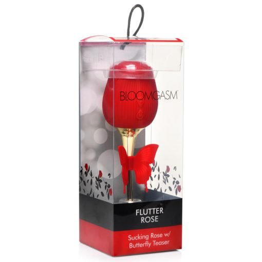 Bloomgasm Flutter Rose Clit Sucking Stimulator with Butterfly Teaser - Image 7