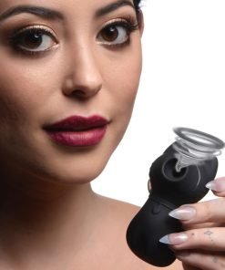 Sucky Kitty Silicone Clitoral Stimulator - Black - Image 2