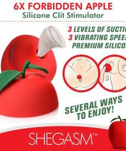 6X Forbidden Apple Silicone Clit Stimulator - Image 3