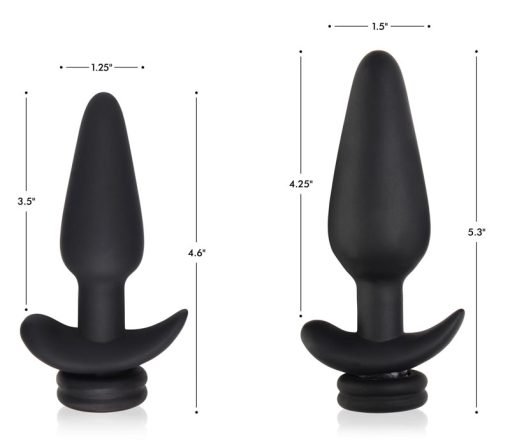 Small Vibrating Anal Plug with Interchangeable Bunny Tail - White - Image 7