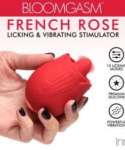 10X French Rose Licking and Vibrating Stimulator - Image 2
