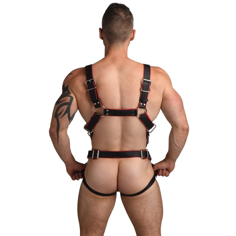 Heathen's Male Body Harness - S/M - Image 4