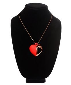 10X Vibrating Silicone Heart Necklace - Image 8