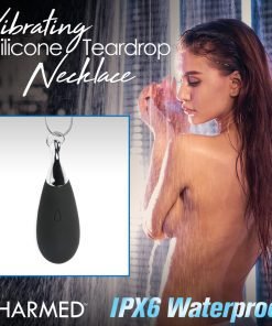10X Vibrating Silicone Teardrop Necklace - Image 5