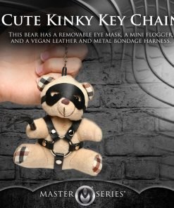 BDSM Teddy Bear Keychain - Image 3
