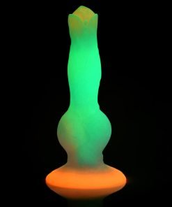 Space Cock Glow-in-the-Dark Silicone Alien Dildo - Image 4