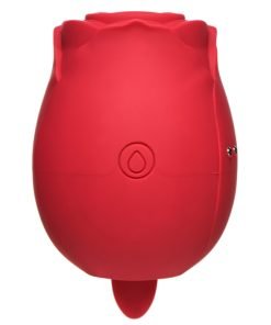 The Double Tease Rose 10X Sucking and Licking Silicone Stimulator - Image 4
