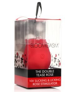 The Double Tease Rose 10X Sucking and Licking Silicone Stimulator - Image 7
