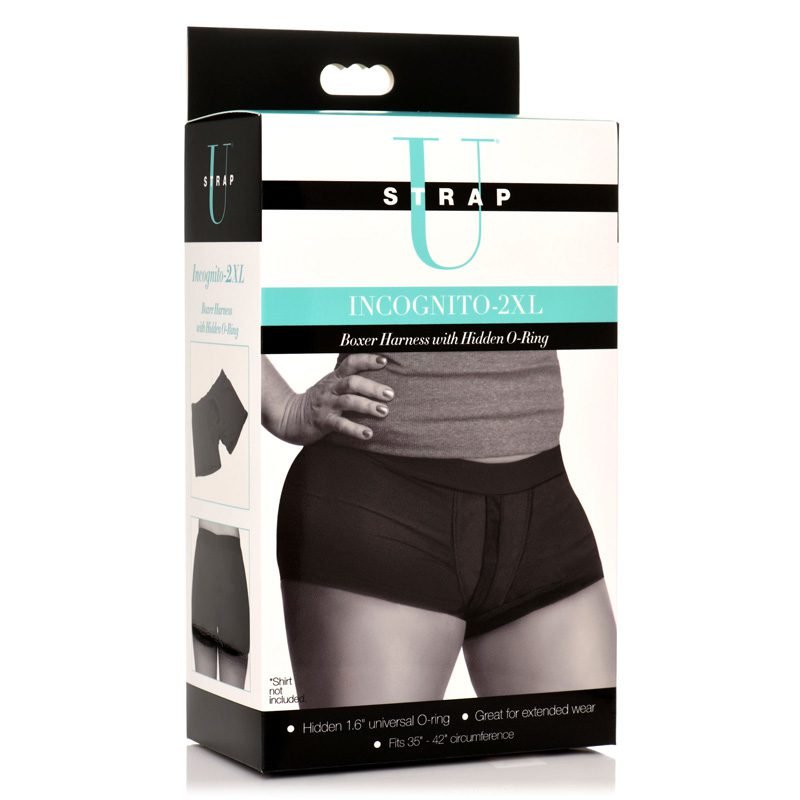 Incognito Boxer Harness with Hidden O-Ring - 2XL - Image 5