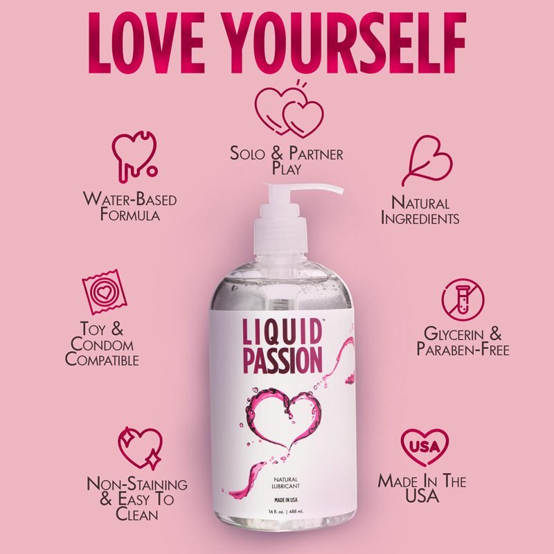 Liquid Passion Natural Lubricant - 16oz - Image 6
