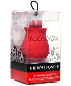 10X Fondle Massaging Rose Silicone Clit Stimulators - Image 12