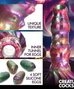 Larva Silicone Ovipositor Dildo with Eggs - Image 2