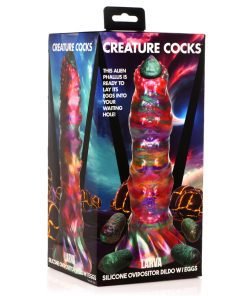 Larva Silicone Ovipositor Dildo with Eggs - Image 9