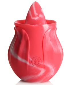 10X Pink Twirl Silicone Licking Rose
