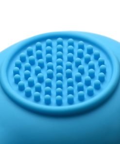 Love Loops 10X Silicone Cock Ring with Remote - Blue - Image 4