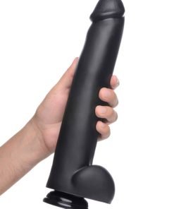 The Master Suction Cup Dildo - Black - Image 2