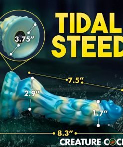 Sea Stallion Vibrating Silicone Dildo with Remote - Image 4