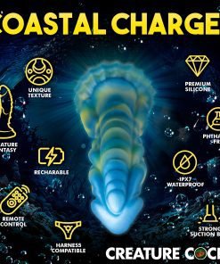 Sea Stallion Vibrating Silicone Dildo with Remote - Image 5