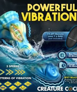 Sea Stallion Vibrating Silicone Dildo with Remote - Image 8