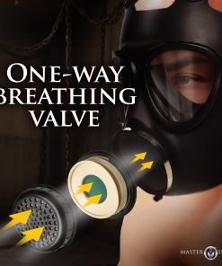 One-way breathing valve illustration