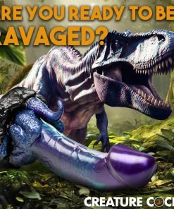 Dino-Dick Silicone Dildo - Large - Image 3