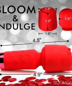 Pleasure Rose-Petite Mini Silicone Rose Wand - Image 4