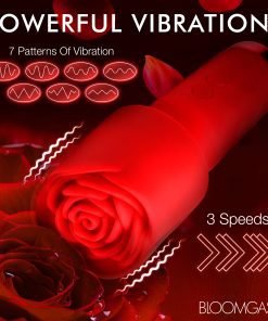 Pleasure Rose-Petite Mini Silicone Rose Wand - Image 6