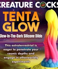 Tenta-Glow Glow-In-The-Dark Silicone Dildo - Image 2