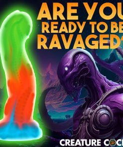 Tenta-Glow Glow-In-The-Dark Silicone Dildo - Image 3