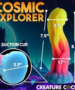 Tenta-Glow Glow-In-The-Dark Silicone Dildo - Image 4