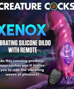 Xenox Vibrating Silicone Dildo with Remote - Image 2