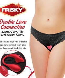 Double Love Connection Silicone Panty Vibe with Remote Control - Image 2