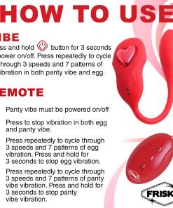 Double Love Connection Silicone Panty Vibe with Remote Control - Image 6