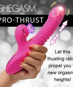 Pro-Thrust Thrusting Suction Silicone Rabbit Vibrator - Image 3