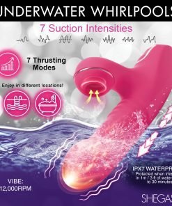Pro-Thrust Thrusting Suction Silicone Rabbit Vibrator - Image 8