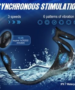 Vibrating Silicone Cock Ring and Anal Stimulator - Image 4