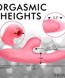 Candy-Thrust Silicone Thrusting and Sucking Rabbit Vibrator - Image 4
